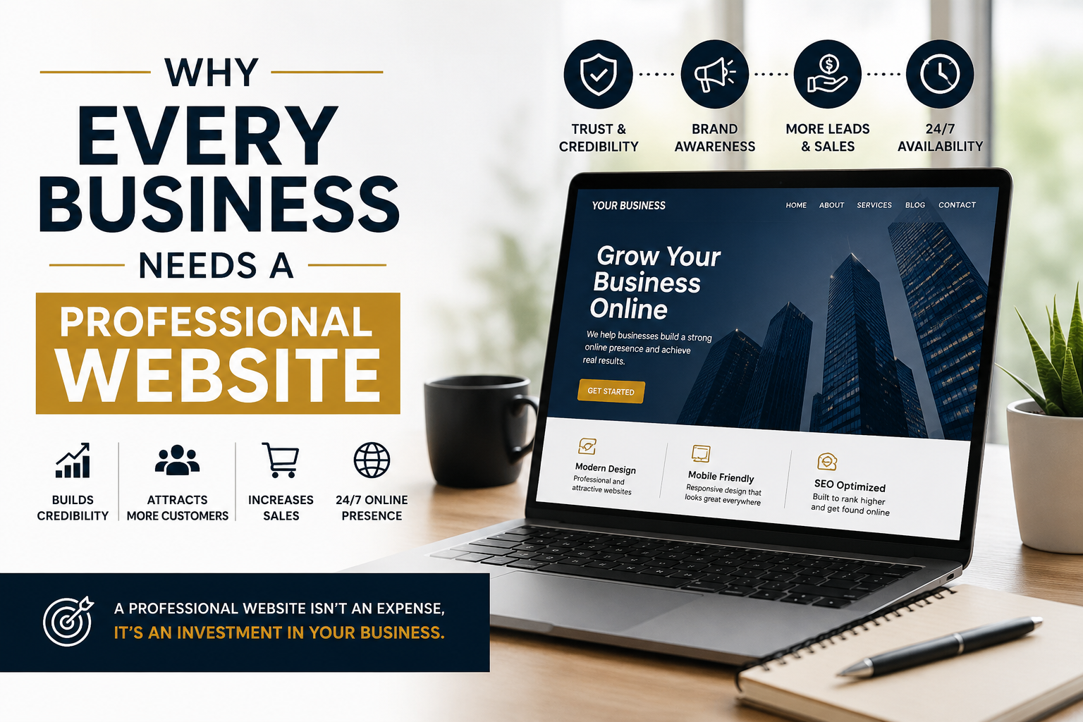 Why Every Business Needs a Professional Website in 2026?